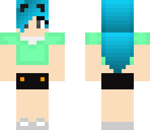 turquoise girl