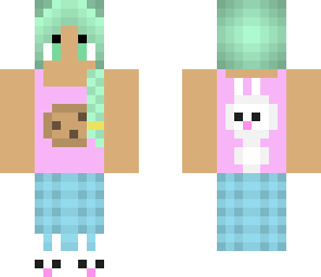 cute cookie and bunny pajamas