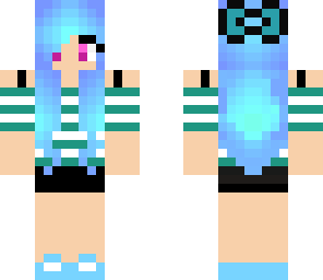 blue girl
