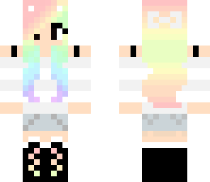 new bow rainbow kitty edit