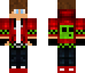 realistic boy in slime hoodie