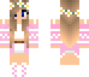 pink winter girl