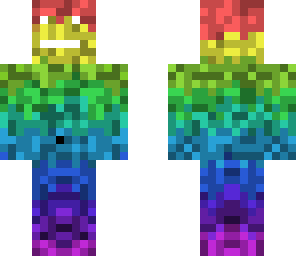 rainbow colorful man