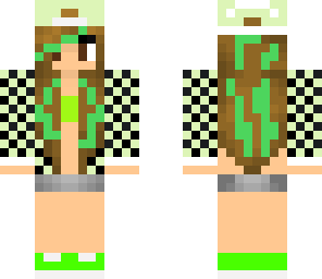 cool girl with green in her hair bdhs