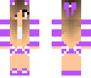 cute purple summer girl