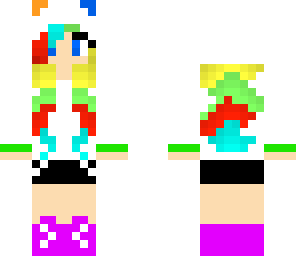 rainbow girl