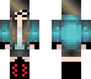 herobrine nerd skin