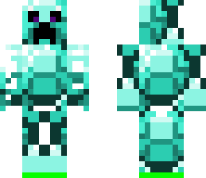 diamond creeper with green shoes