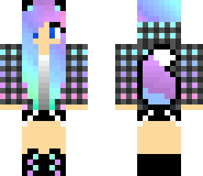 pretty pastel rainbow girl