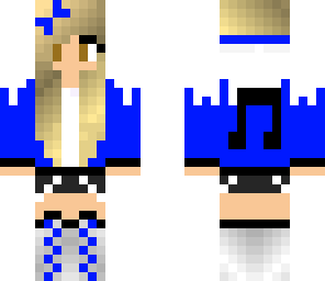 blue dj girl