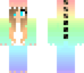 rainbow dino girl