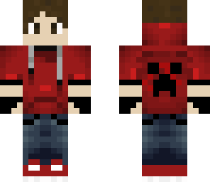 its me in a red hoodie