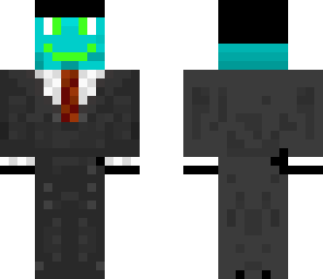 blue teen in tux