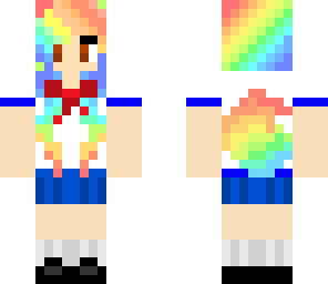 edited school girl