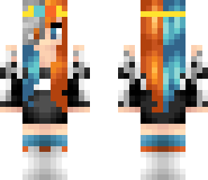 fire and ice cyborg queen