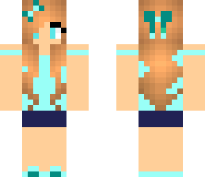 blue summer girl