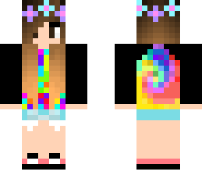 tumblr tye dye girl