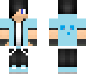blue slime hood boy