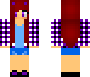 purple flannel cat ears