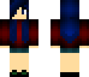 blue hair girl