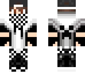 black and white