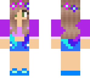 summer flower girl