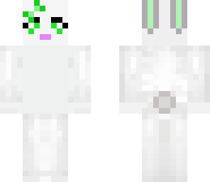 green cute bunny