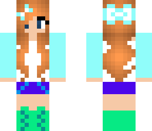 blue girl
