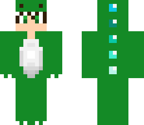 green dinosaur boy