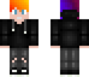 rainbow-haired teen male