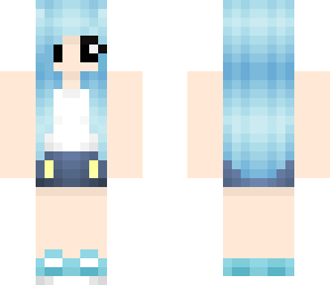 kawaii blue girl