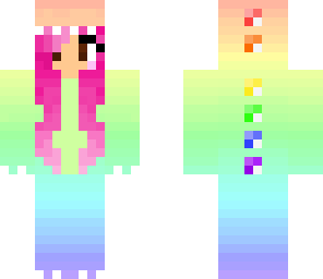pink hair dinosaur