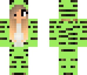 green tiger girl