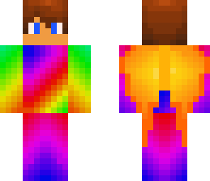 rainbow angel boy