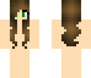 girl skin base green eyes