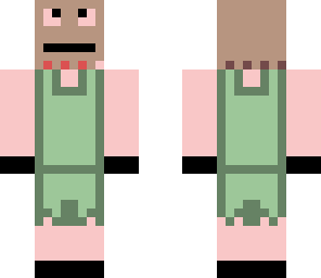 brown paper bag bald pig