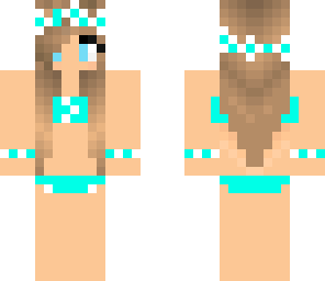 fixed blue bikini girl