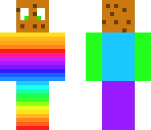 rainbow cookie person