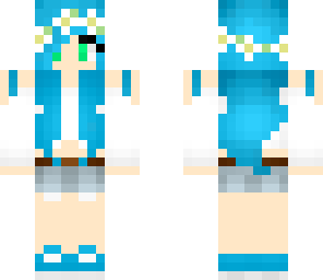cute blue girl