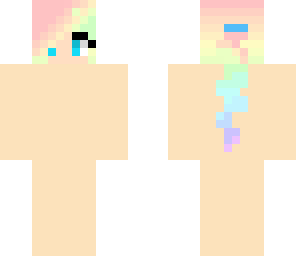 pastel ponytail base