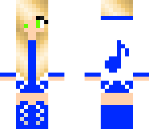 blue girl