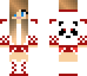 update red headphone panda girl