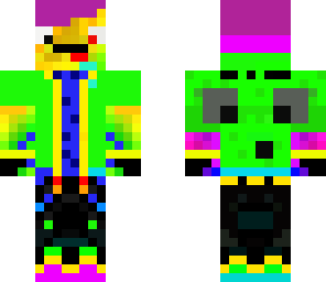 rainbow derp with slime jumper