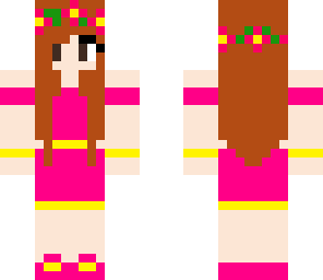 flower girl in pink