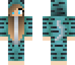 blue tiger girl