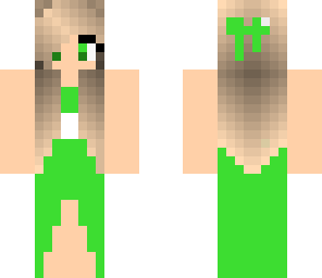 fancy green girl