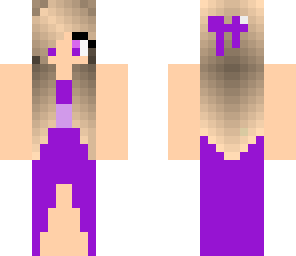 fancy purple girl
