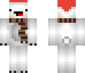 santa polar bear