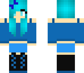 blue girl