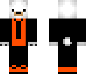 polar bear in a suit 